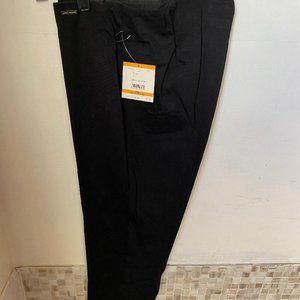 Anne Klein black pants w/seam down front legs (New-sz S)